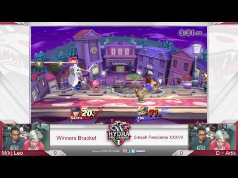 SP XXXVII - Leo (Marth) Vs. D~Artik (Fox) SSB4 Winners Quarters - Smash Wii U - Smash 4