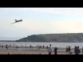 Vulcan Bomber Stuns Beach Goers With A Low Fly By