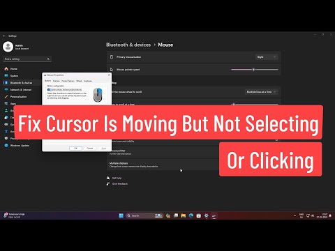 Fix Cursor Is Moving But Not Selecting or Clicking