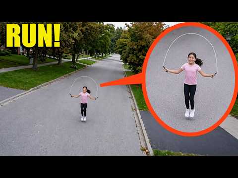 If you see this girl skipping rope in your Neighborhood... lock your doors and hide!!