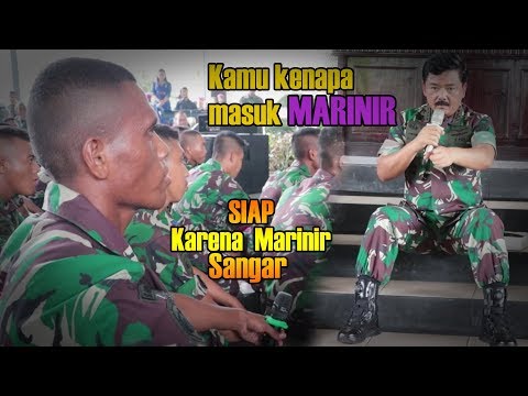 Jawaban Prada Ketika ditanya Panglima TNI, kenapa Masuk Marinir..!!!