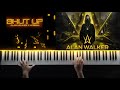 Alan Walker UPSAHL Shut Up Piano Cover Piano Tutorial With Lyrics