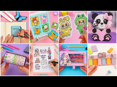 25 DIY - AMAZING STATIONERY IDEAS YOU WILL LOVE -  Things to do When You're BORED.. 🎒📚 #backtoschool