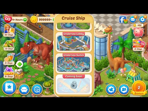 Matchington Mansion - Mesozoic Exploration & Cruise Ship Part 7 Gameplay