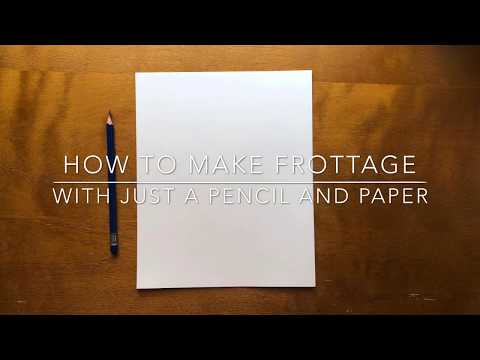 How to do Frottage