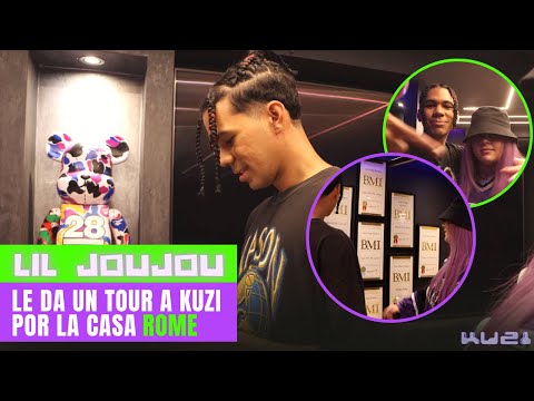 LIL JOUJOU LE DA UN TOUR A KUZI POR LA CASA DE ROME & HABLA DEL PERFORMANCE DE VILLANA EN SU CANCIÓN
