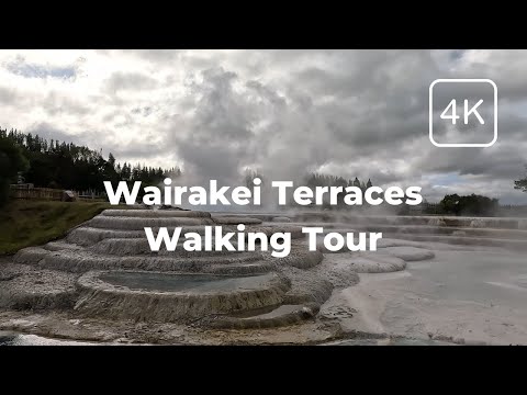 Excursão a pé 4K em Taupo - Wairakei Terraces & Thermal Health Spa - Nova Zelândia: julho de 2023