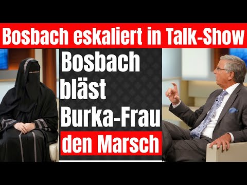 Bosbach up to 200! Suddenly the woman in the burka is completely silent!