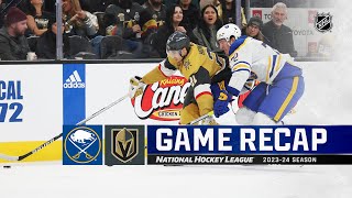 Sabres @ Golden Knights 12/15 | NHL Highlights 2023