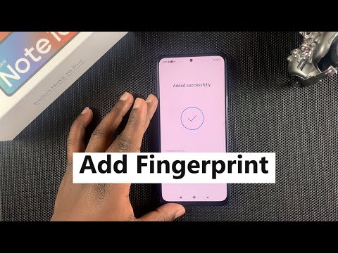 How To Setup Fingerprints On Xiaomi Redmi Note 10 Pro