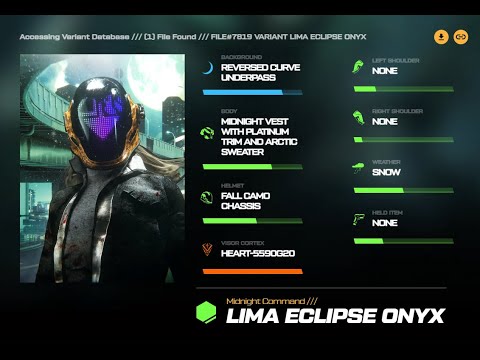 Midnight Society - Deadrop Snap Shot 2 - Apic Baekon | Variant: Lima Eclipse Onyx