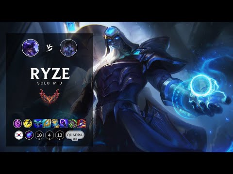 Ryze Mid vs Sylas - KR Grandmaster Patch 12.11