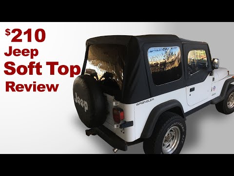 Cheap Jeep Soft Top! How To Install (Plus Review).