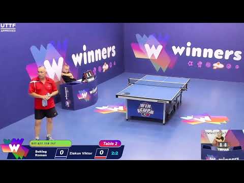 WINners CUP table 2  29.08  Boklag Roman - Ziakun Viktor  15:30