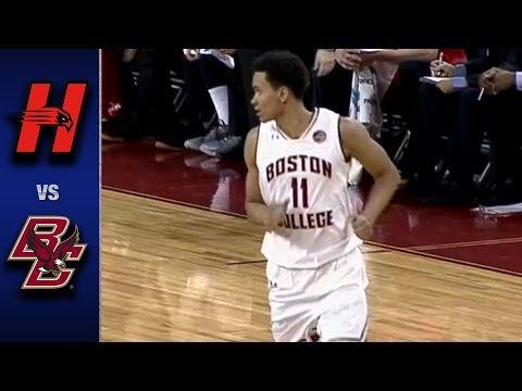Boston College vs. Hartford Men's Basketball Highlights (2016-17)