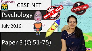 Download Lagu NTA NET July 2016 Psychology Paper 3 (Q.51-75): Answer Keys, Solutions u0026 Explanations Thumbnail