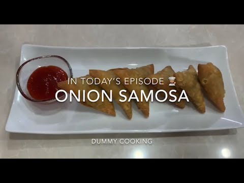 Onion Samosa | Lockdown Recipe | Recipe In Tamil | 4K | DUMMY COOKING