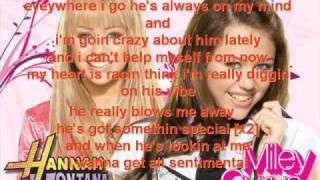 Hannah Montana He&#39;s Got Something Special With Lyrics