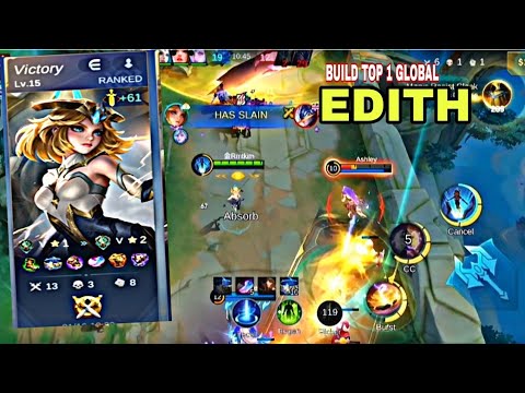 EDITH BEST BUILD 2026 | BUILD TOP 1 GLOBAL EDITH GAMEPLAY | MOBILE LEGENDS