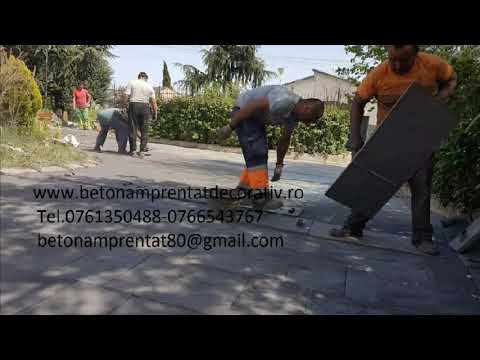 Beton Amprentat Cordun - Mehedinți Tel.0761350488 -0766543767