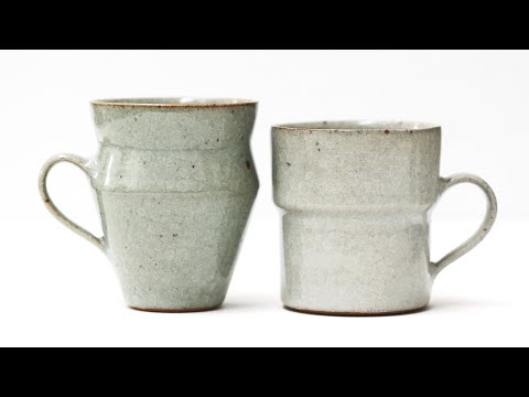 Throwing New Pottery Mug Shapes — From Start to Finish — ASMR Edition