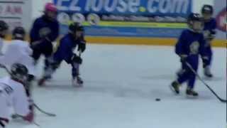 preview picture of video 'Allie's Hockey Game 01-19-2013 Pittsburgh Predators Mite ADM Vs SouthPointe.'