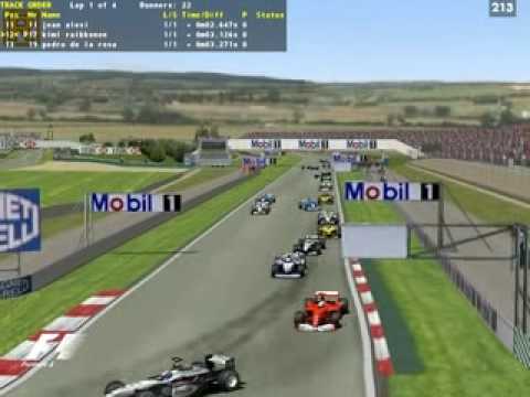 Magny-Course - 1st lap incident