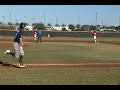 Arizona Senior Fall Classic 2017.  Ground rule double