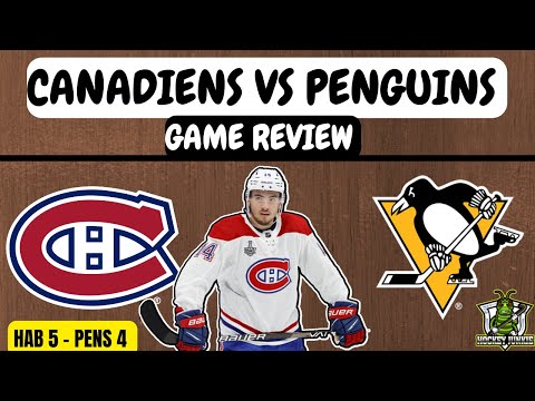 Habs VS Pens Game Review - November 12th, 2022