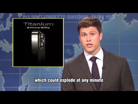 Weekend Updates On Iphone 15 pro with Colin Jost & Michael Che #iphone15pro #iphone15 #snl
