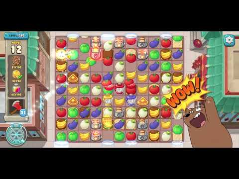 We Bare Bears Match3 Repairs Level 1393 - No Boosters