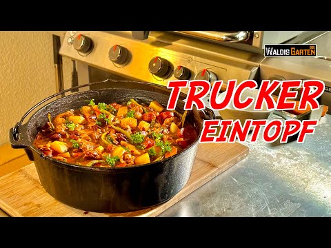 Trucker-Eintopf im Dutch Oven – Deftiges Gulasch für echte Genießer!