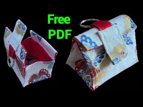 I Made This Pouch From 9” Of Fabric/ Easy DIY & Cute Gift Idea/ I Will Make More For Senior Center