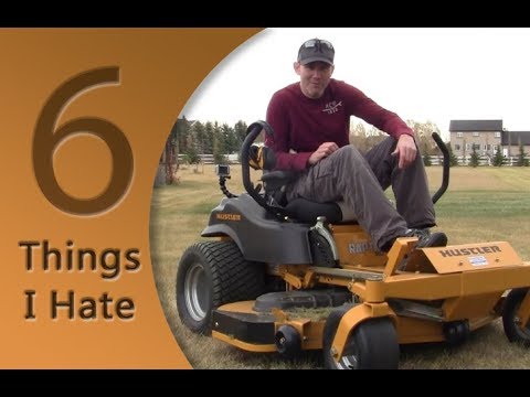 6 Things I hate about my Hustler Raptor SD Lawn Tractor
