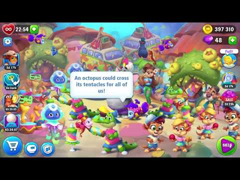 Fishdom 6624 Super Hard Level - 16 moves - NO BooSTERS