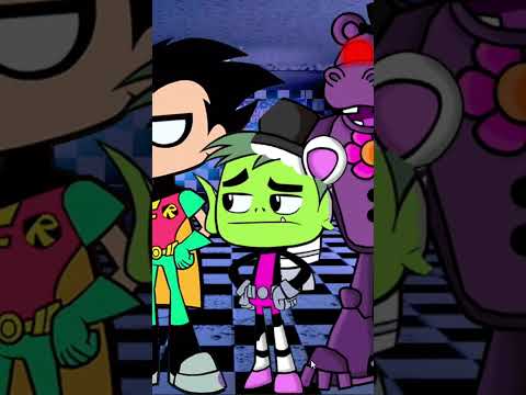 Teen Titans GO! transforms into Five Nights at Freddys characters  SETC #fnaf #teentitansgo #shorts