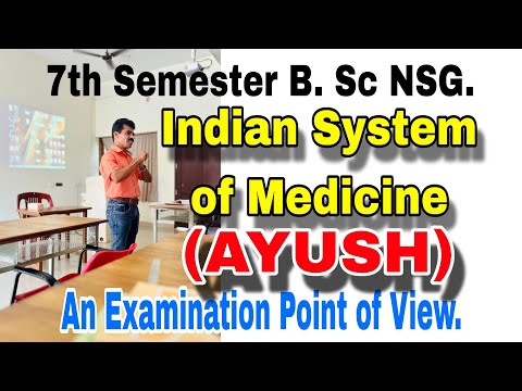 AYUSH / Indigenous System of Medicine - Simplified. / Community Health Nursing. / Community Medicine