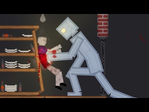 People Fight Against Androids In People Playground | (7)