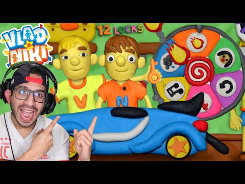 LA CASA DE VLAD Y NIKY DE PLASTILINA | 12 LOCKS Vlad and Niki | Juegos Luky