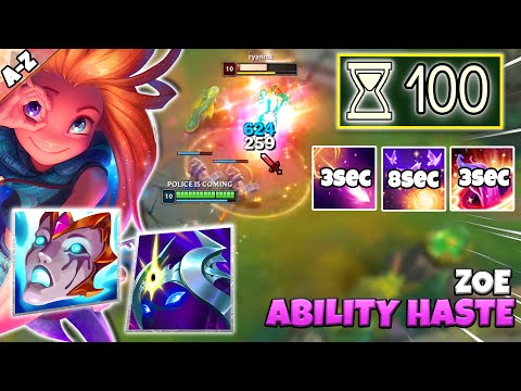 ZOE FULL ABILITY HASTE - League of Legends ITA #3561