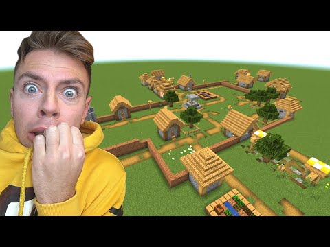 Minecraft Hardcore, men i en Flad Verden!