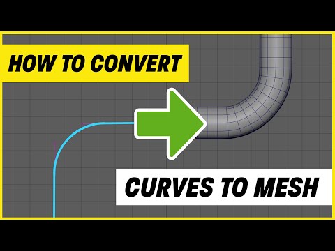 How to Convert Curves to Polygons in Autodesk Maya