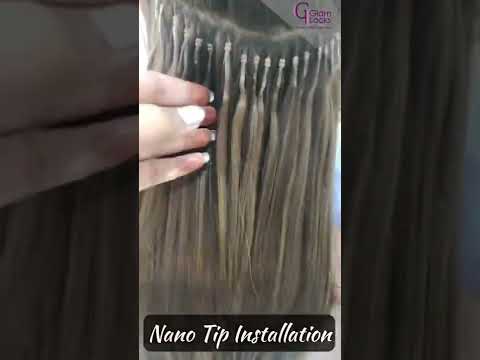 Indian Remy Curly Nano-Ring Fusion Hair Extension