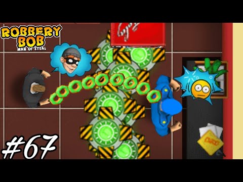Robbery Bob : Use 200 Rotten Donut - 200 Teleport Mine - Agent Costume Chapter 2 Part 67