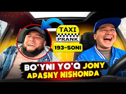 Taksida prank 193-soni🚖 Jony Apasniyga Morsni reklamasi bor dedik🤣