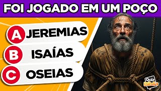 🔥 30 PERGUNTAS BÍBLICAS de NÍVEL MÉDIO E DIFÍCIL | Quiz Bíblico
