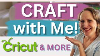 CRAFT WITH ME LIVE! Cricut Crafting, Chat, Q&A and More