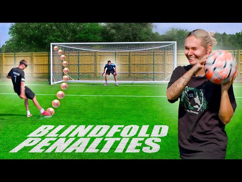 BLINDFOLDED PENALTIES VS TALIA & DANNY AARONS