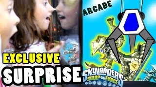 Skylanders Swap Force Arcade Surprise of Exclusive Wash Buckler (The Vacuum Claw Game)
