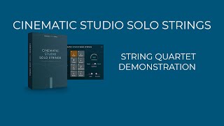 Video thumbnail for Cinematic Studio Solo Strings - Quartet Demonstration by Louis Marlowe
